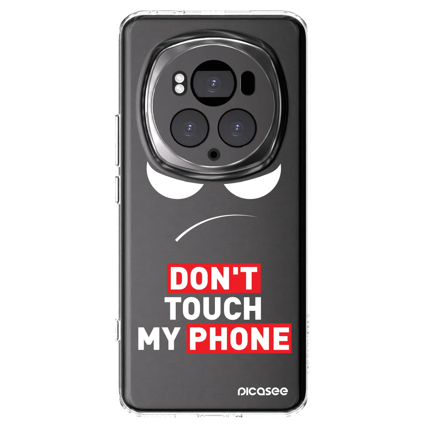 Picasee husă transparentă din silicon pentru Honor Magic6 Pro - Angry Eyes - Transparent