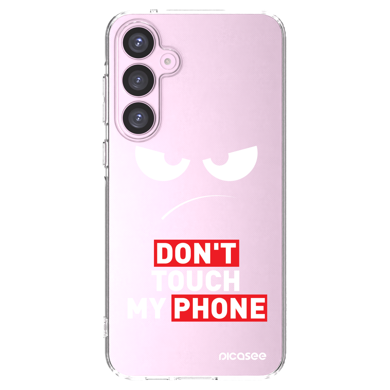 Picasee husă transparentă din silicon pentru Samsung Galaxy A55 5G A556B - Angry Eyes - Transparent