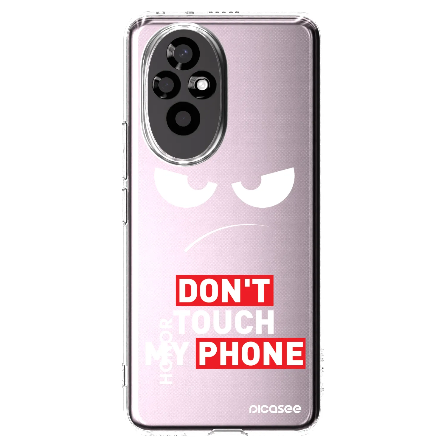 Picasee husă transparentă din silicon pentru Honor 200 Pro 5G - Angry Eyes - Transparent