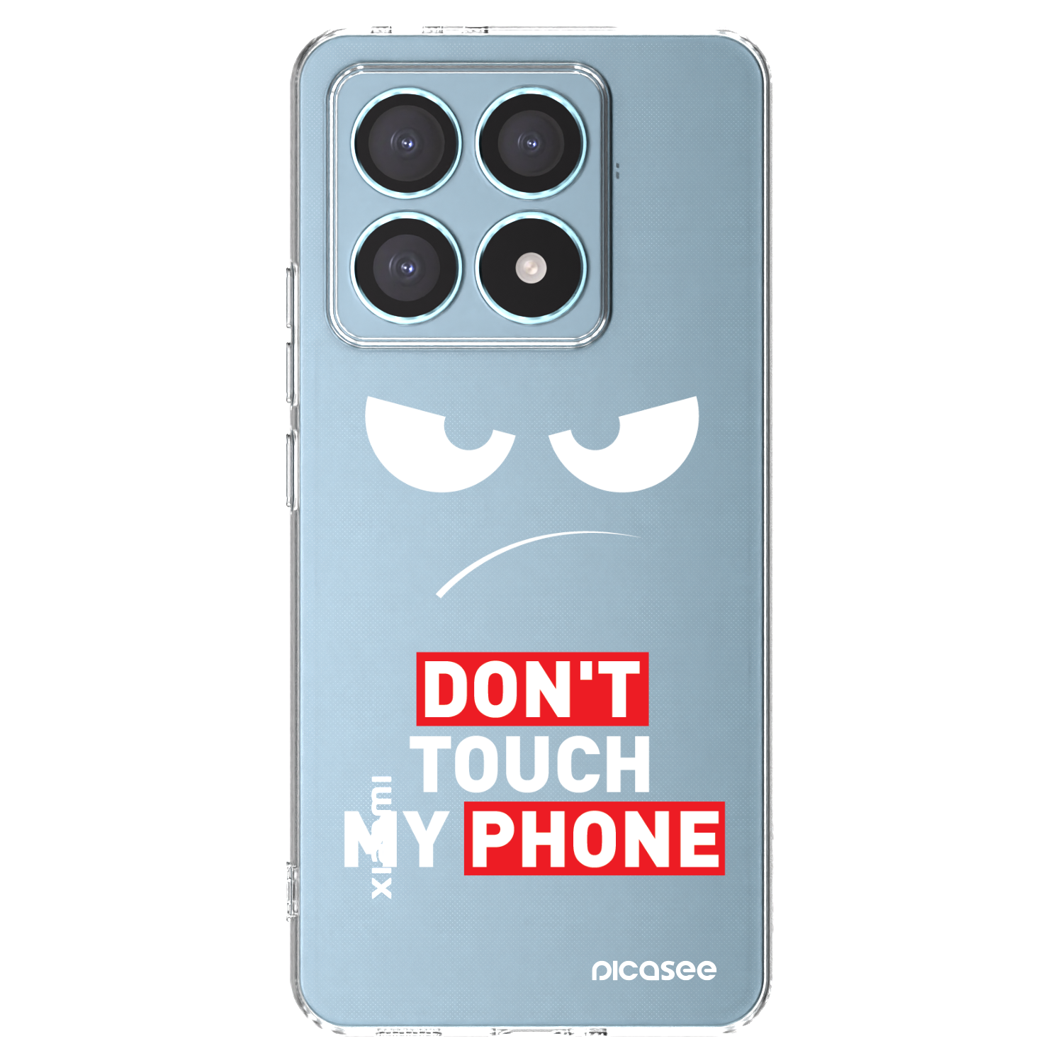 Picasee husă transparentă din silicon pentru Xiaomi 14T Pro - Angry Eyes - Transparent