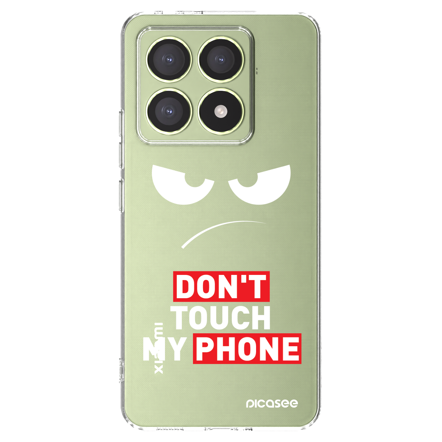 Picasee husă transparentă din silicon pentru Xiaomi 14T - Angry Eyes - Transparent