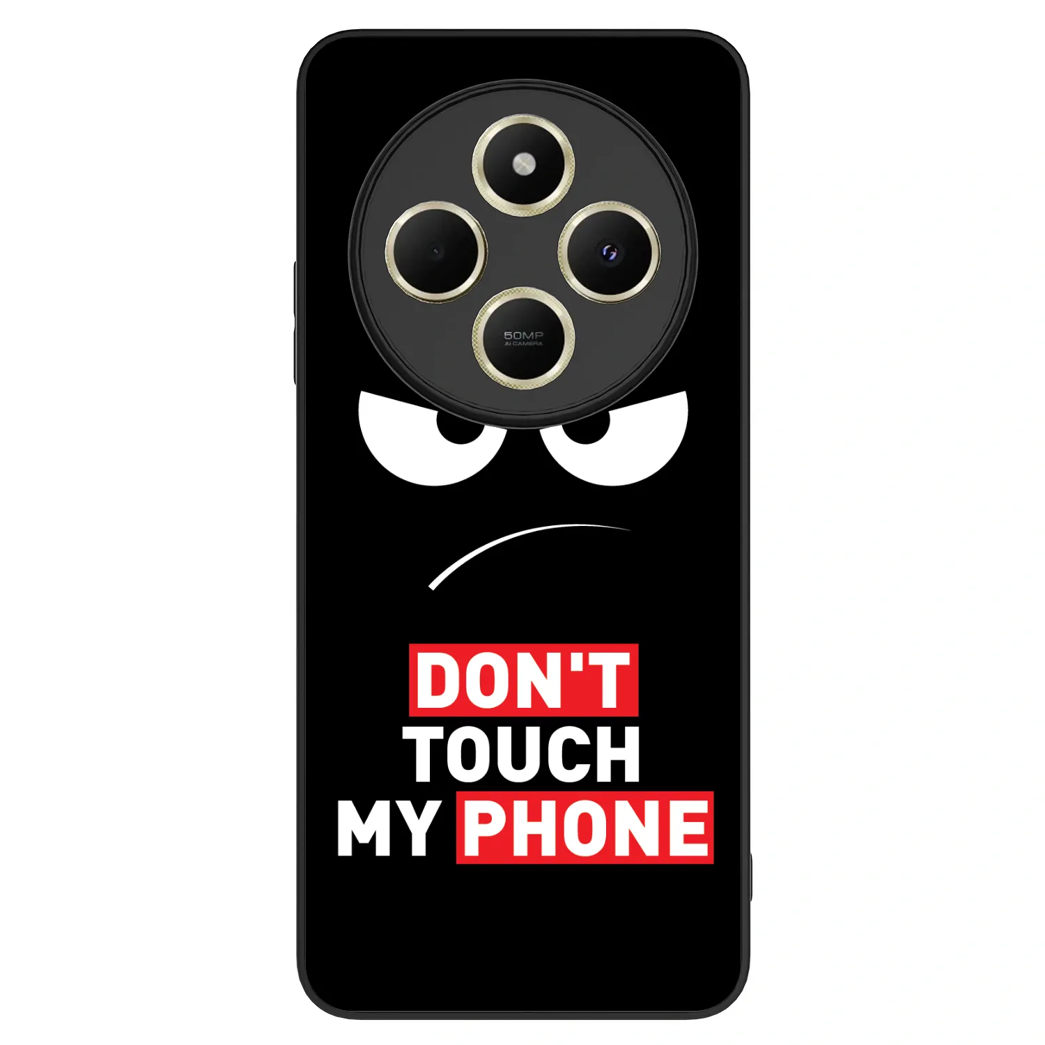 Picasee ULTIMATE CASE pentru Xiaomi Redmi 14C - Angry Eyes - Transparent