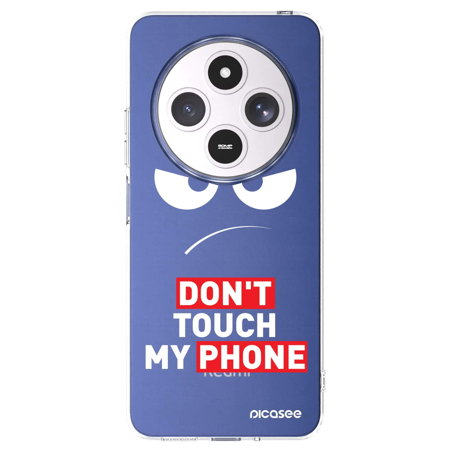 Picasee husă transparentă din silicon pentru Xiaomi Redmi 14C - Angry Eyes - Transparent