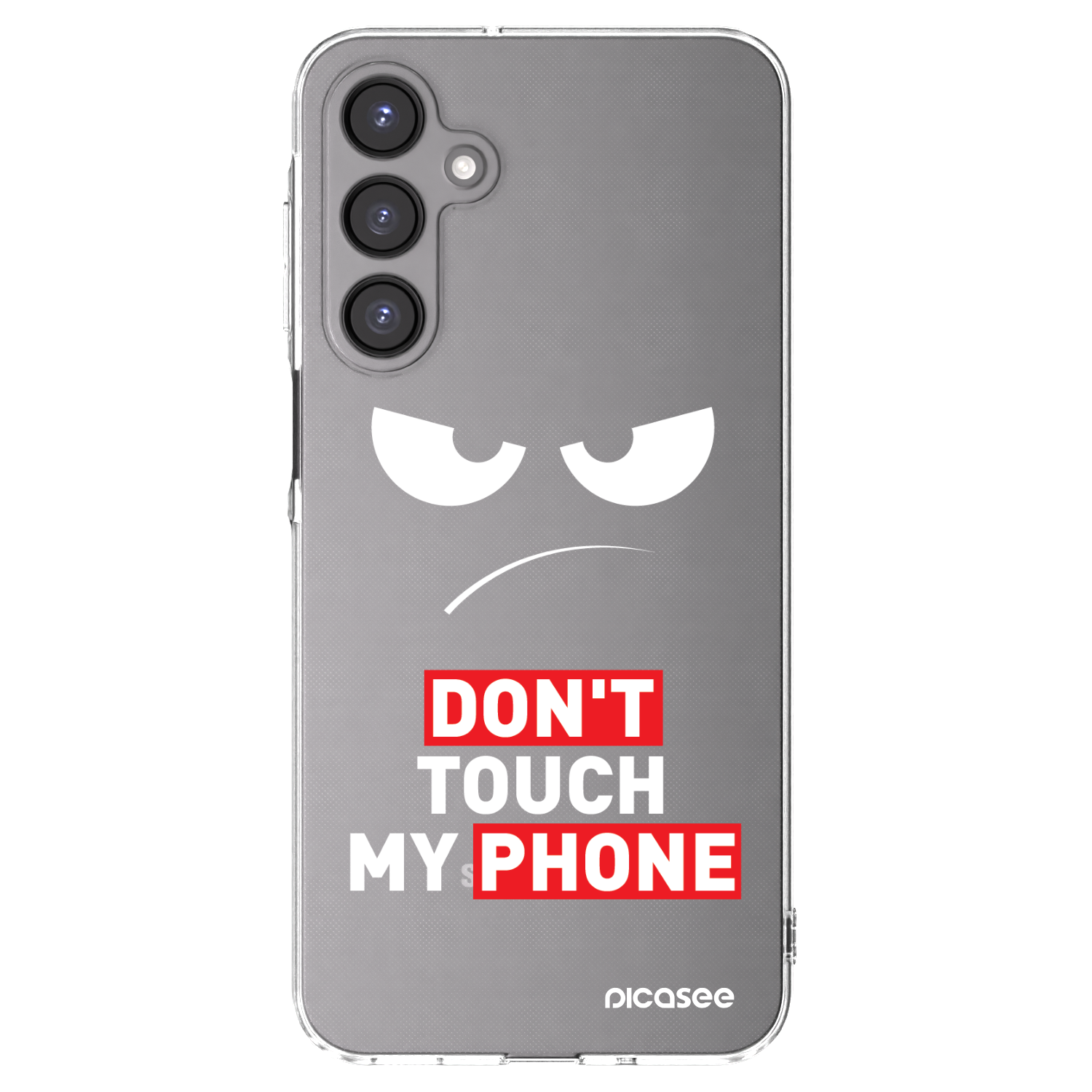 Picasee husă transparentă din silicon pentru Samsung Galaxy A16 5G - Angry Eyes - Transparent