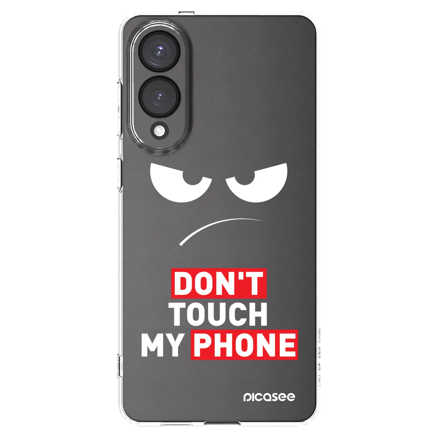 Picasee husă transparentă din silicon pentru Samsung Galaxy S25 Edge 5G - Angry Eyes - Transparent