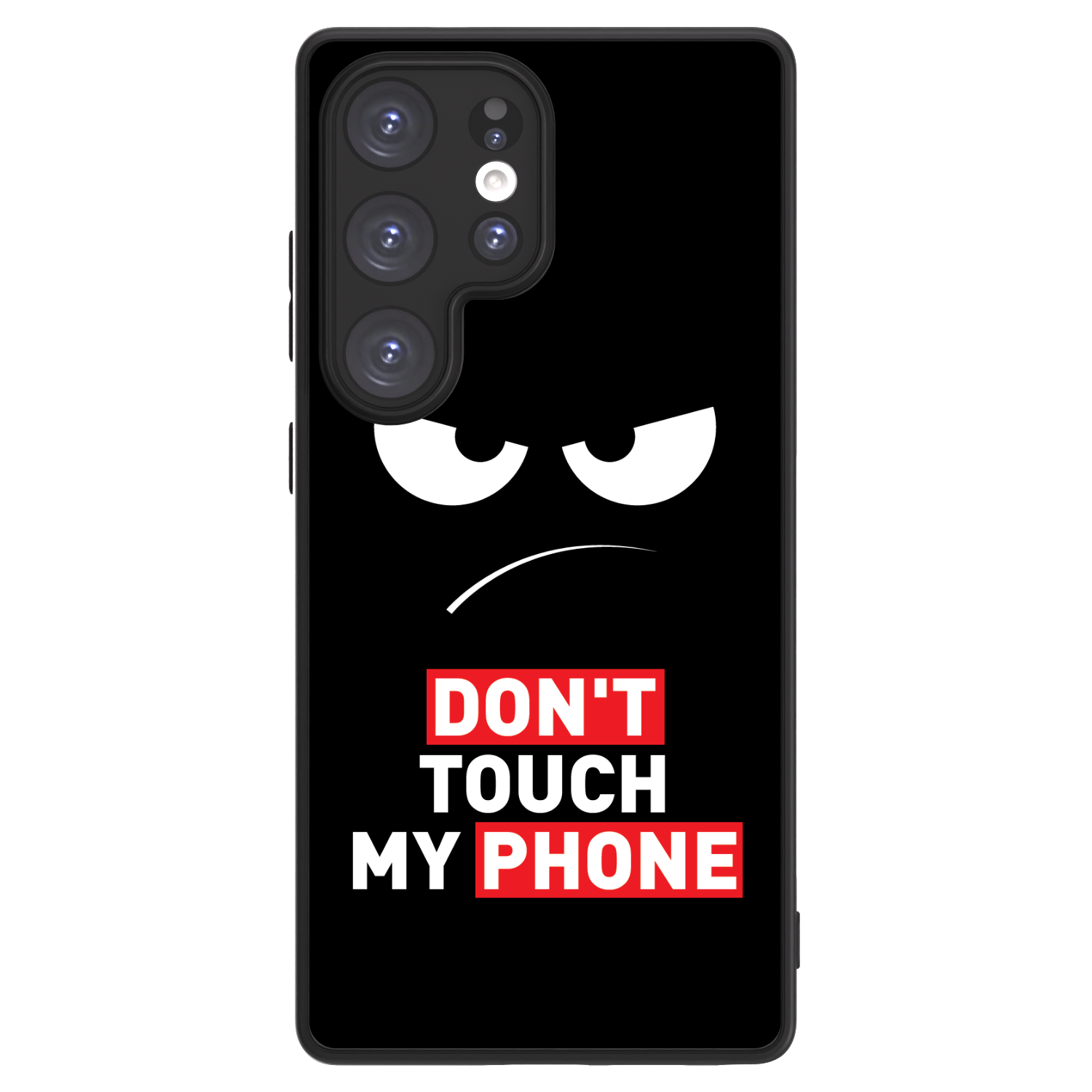 Picasee ULTIMATE CASE pentru Samsung Galaxy S25 Ultra 5G - Angry Eyes - Transparent