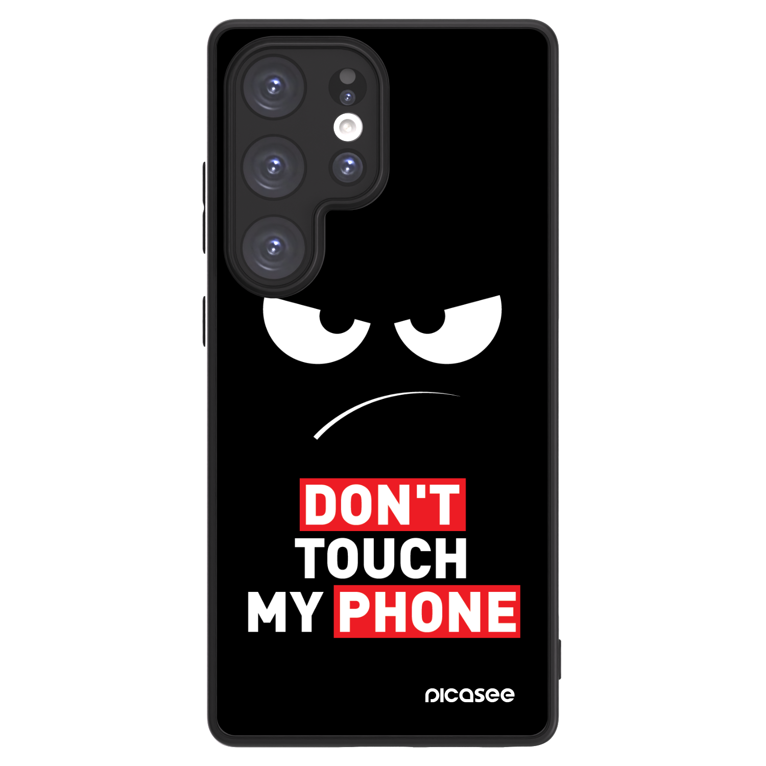 Picasee ULTIMATE CASE PowerShare pentru Samsung Galaxy S25 Ultra 5G - Angry Eyes - Transparent