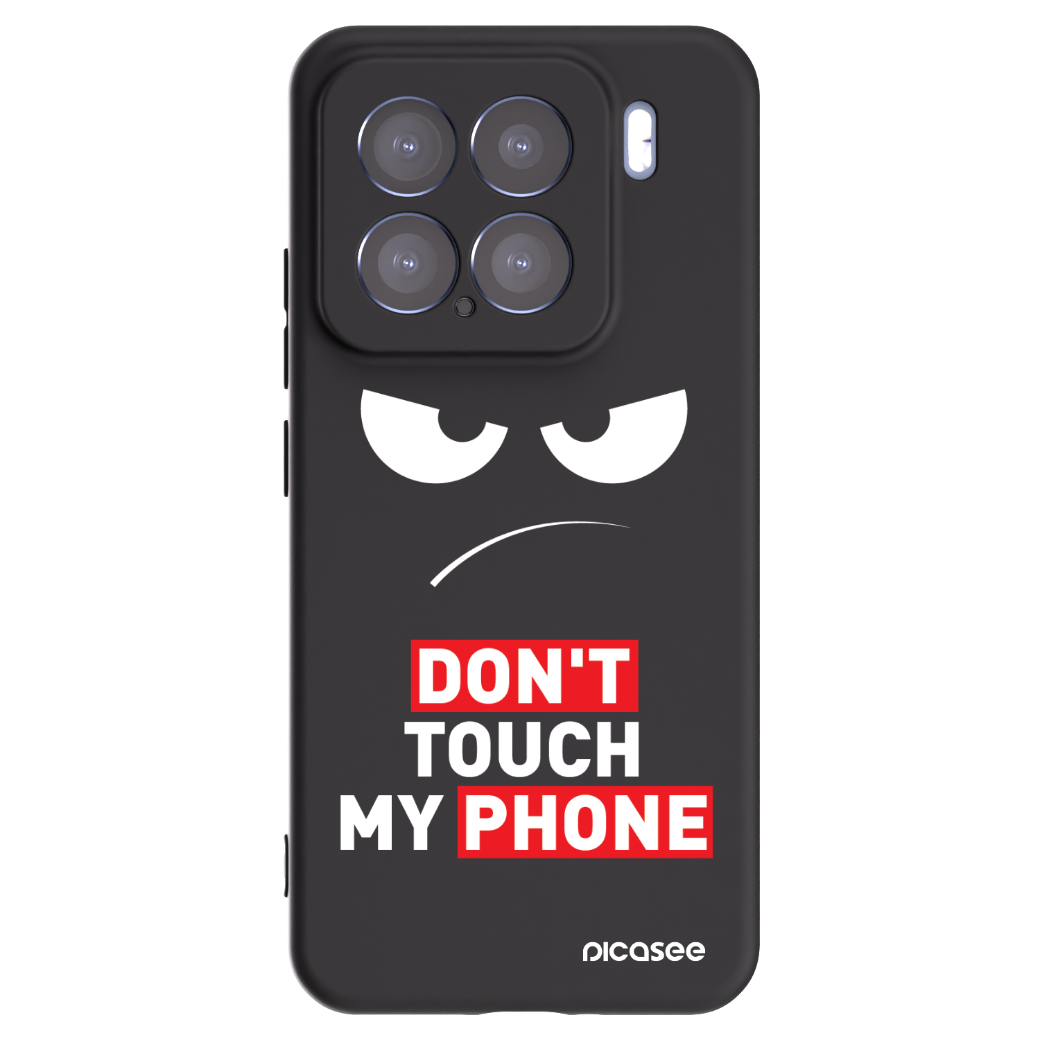 Picasee husă neagră din silicon pentru Xiaomi 15 - Angry Eyes - Transparent