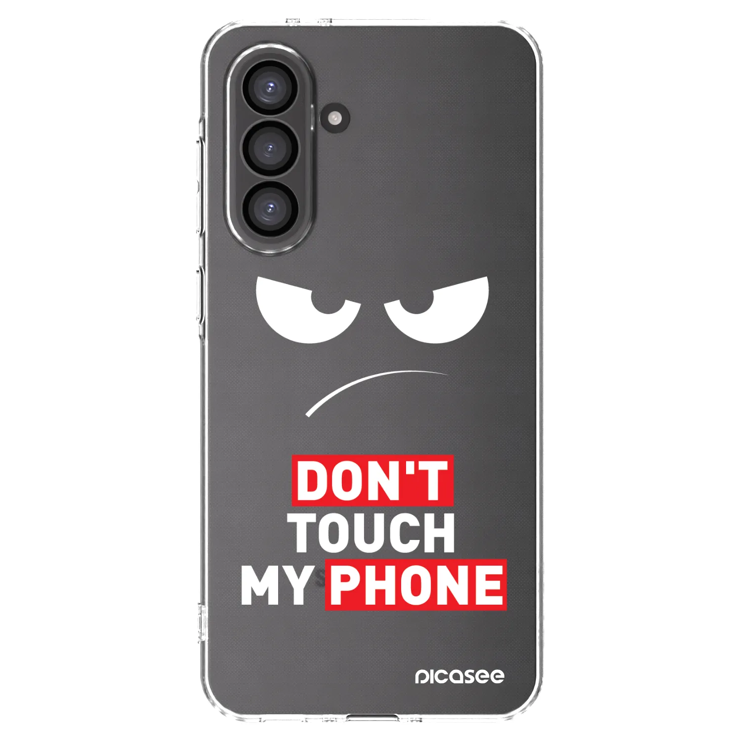 Picasee husă transparentă din silicon pentru Samsung Galaxy A56 5G A566B - Angry Eyes - Transparent