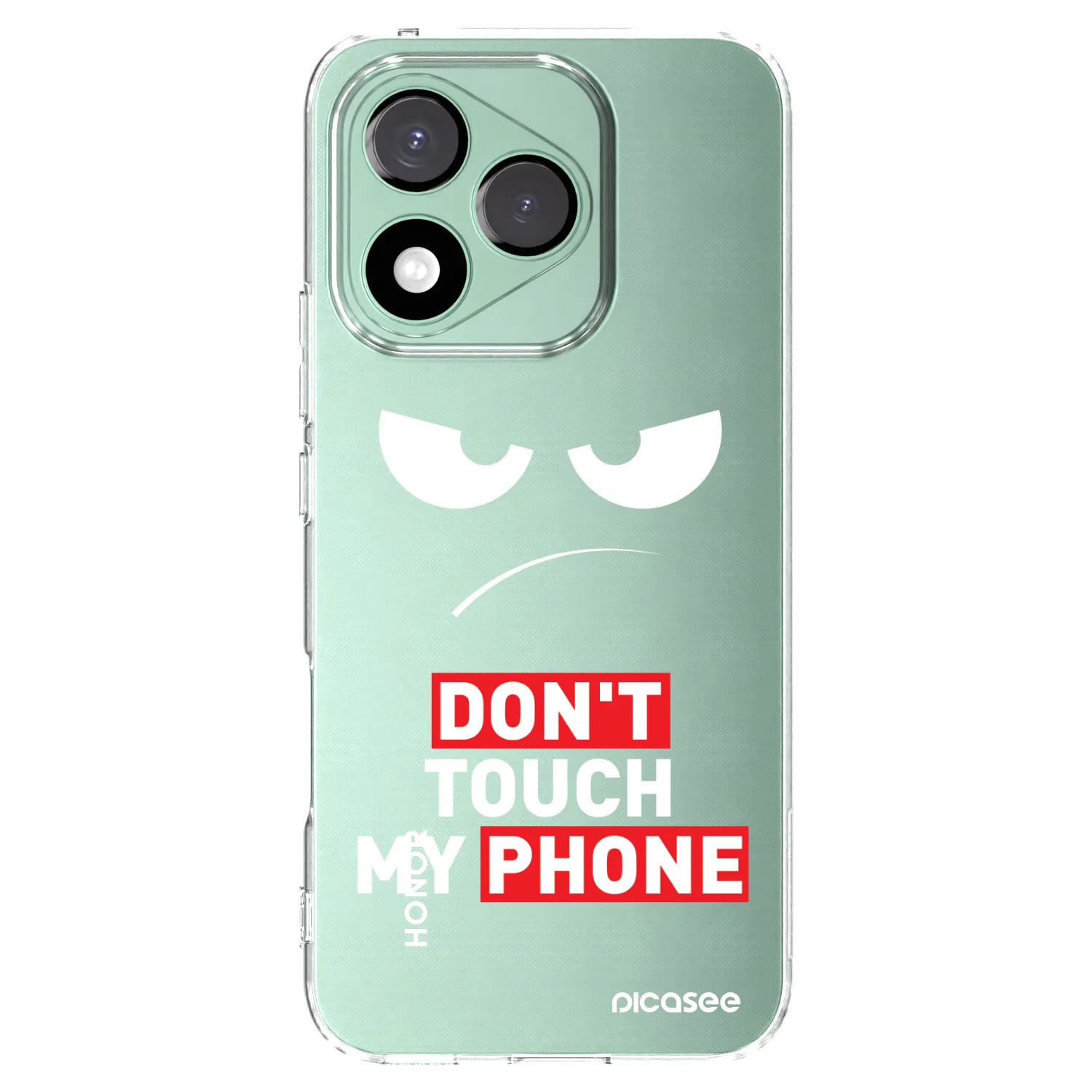 Picasee husă transparentă din silicon pentru Honor 400 Lite 5G - Angry Eyes - Transparent
