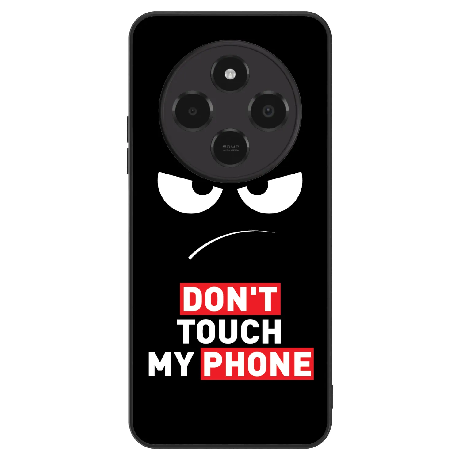 Picasee ULTIMATE CASE pentru Xiaomi Poco C75 - Angry Eyes - Transparent