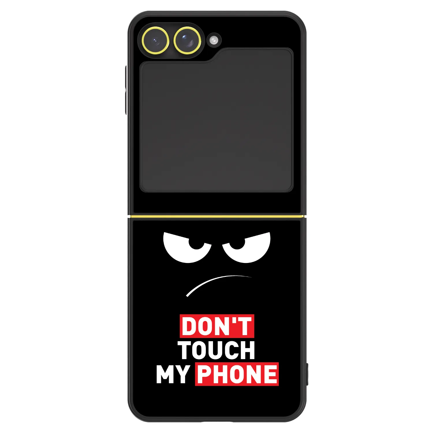 Picasee ULTIMATE CASE pentru Samsung Galaxy Z Flip5 5G - Angry Eyes - Transparent
