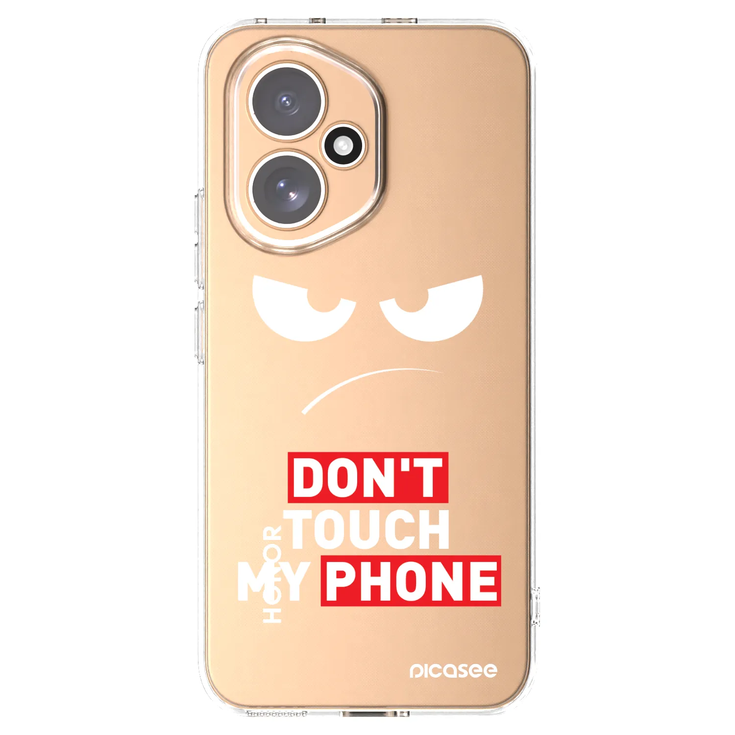 Picasee husă transparentă din silicon pentru Honor 400 5G - Angry Eyes - Transparent