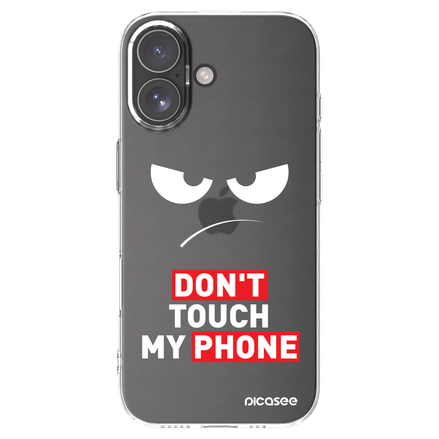 Picasee husă transparentă din silicon pentru Apple iPhone 17 - Angry Eyes - Transparent