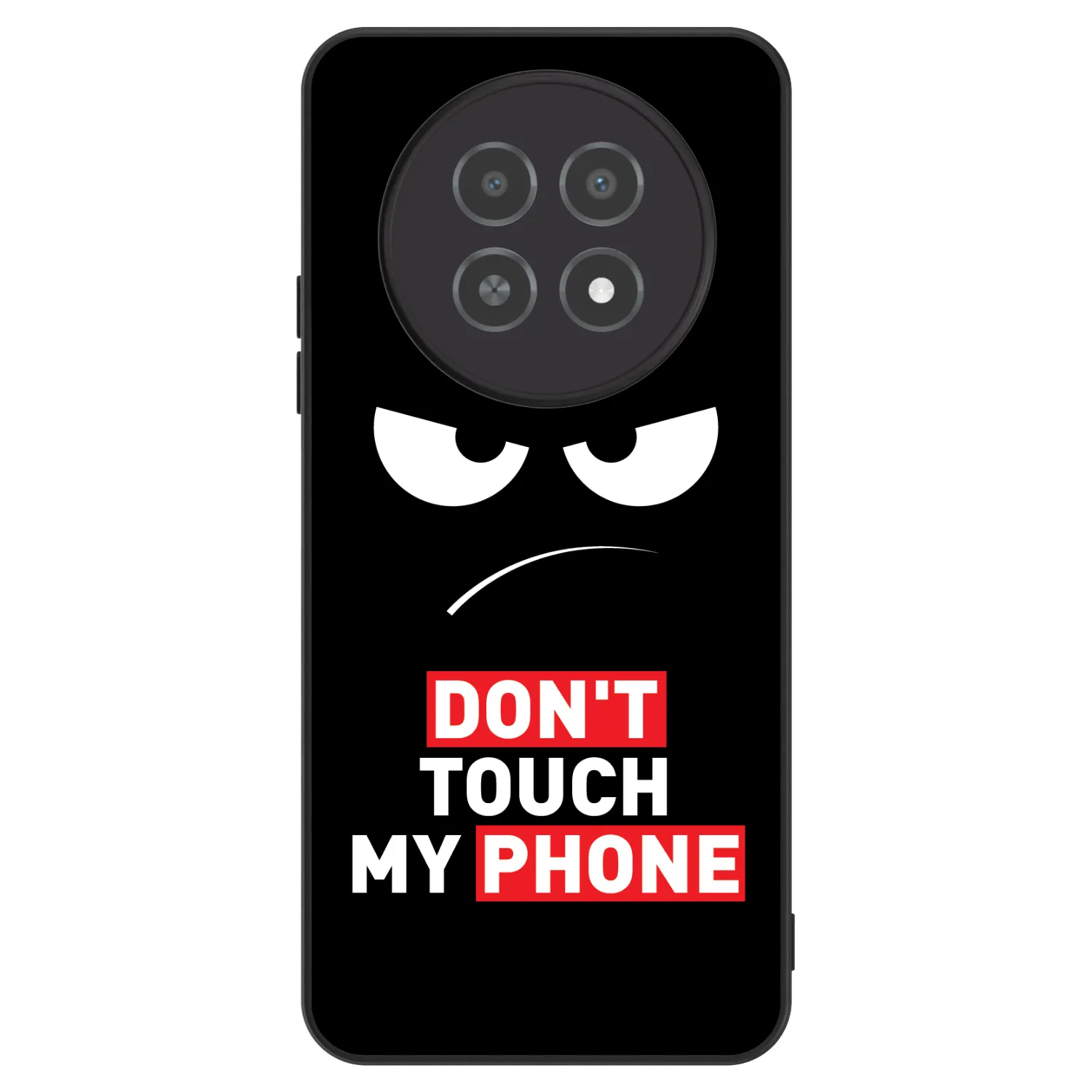 Picasee ULTIMATE CASE pentru Realme 12X - Angry Eyes - Transparent