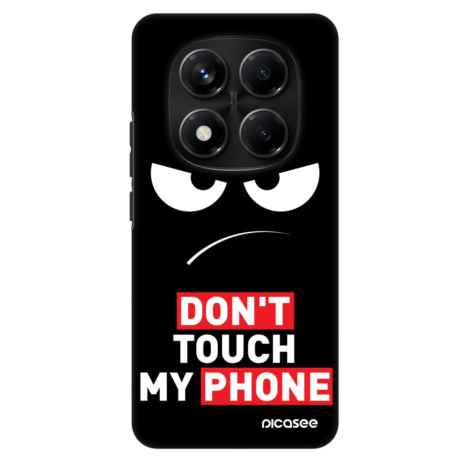 Picasee Fashion Case pentru Xiaomi Redmi Note 14 Pro+ 5G - Angry Eyes - Transparent