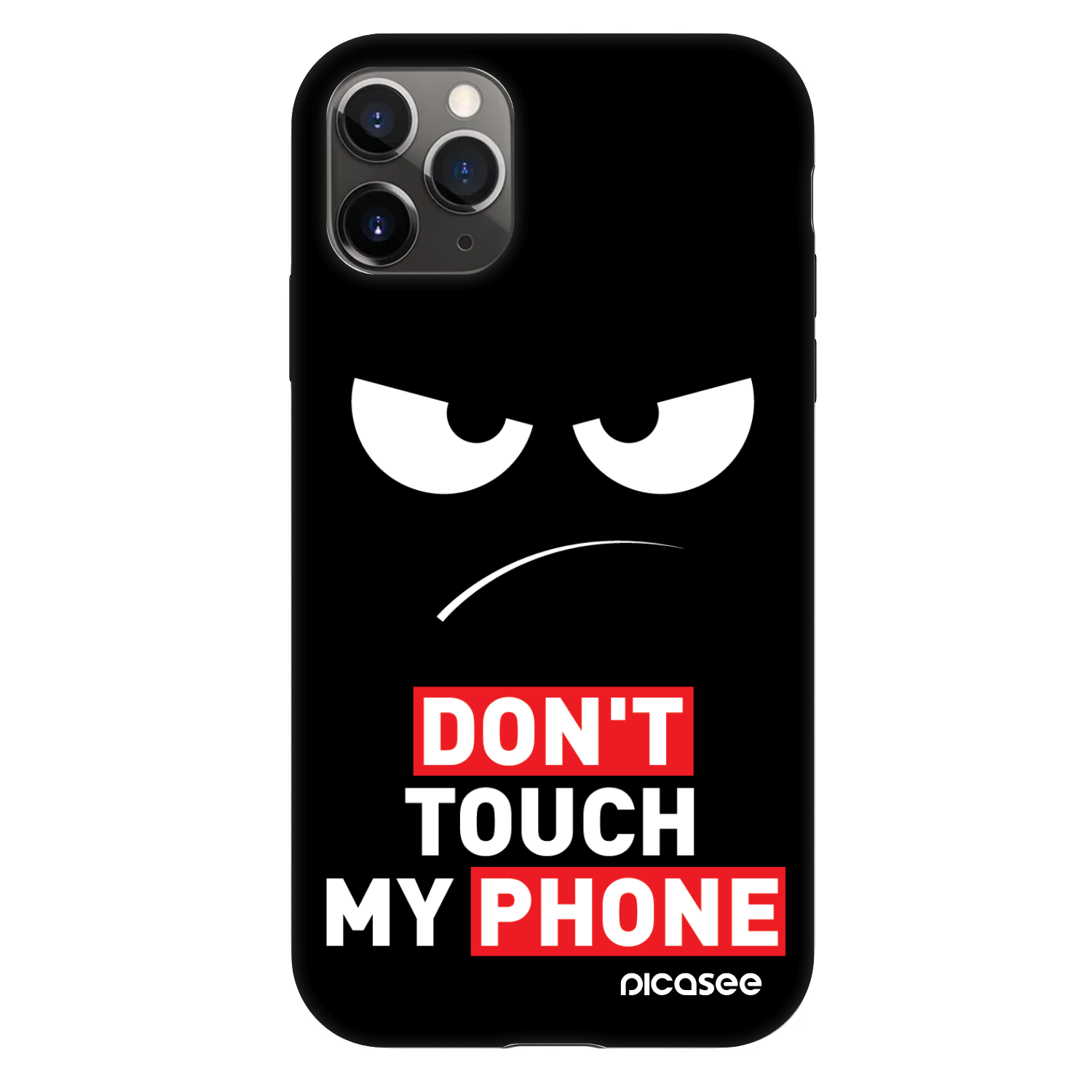Picasee Fashion Case pentru Apple iPhone 11 Pro - Angry Eyes - Transparent