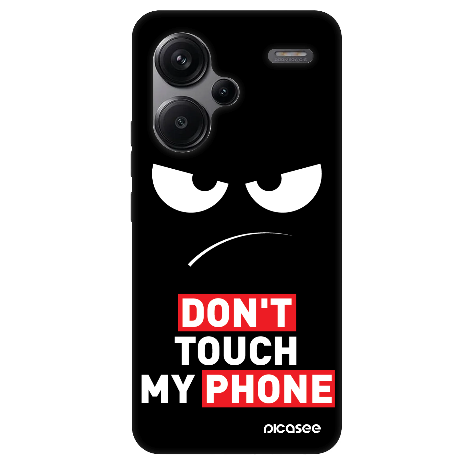Picasee Fashion Case pentru Xiaomi Redmi Note 13 Pro+ 5G - Angry Eyes - Transparent