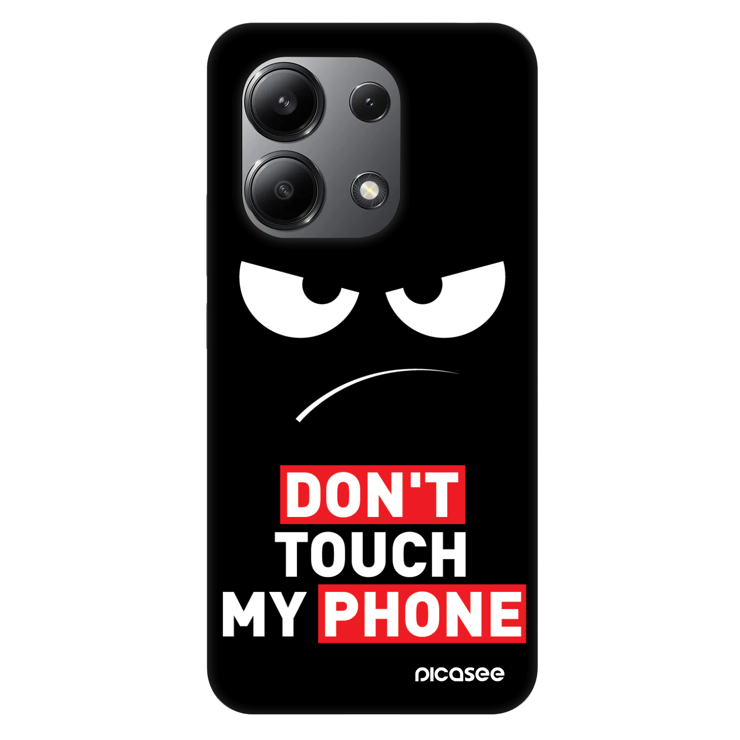 Picasee Fashion Case pentru Xiaomi Redmi Note 13 4G - Angry Eyes - Transparent