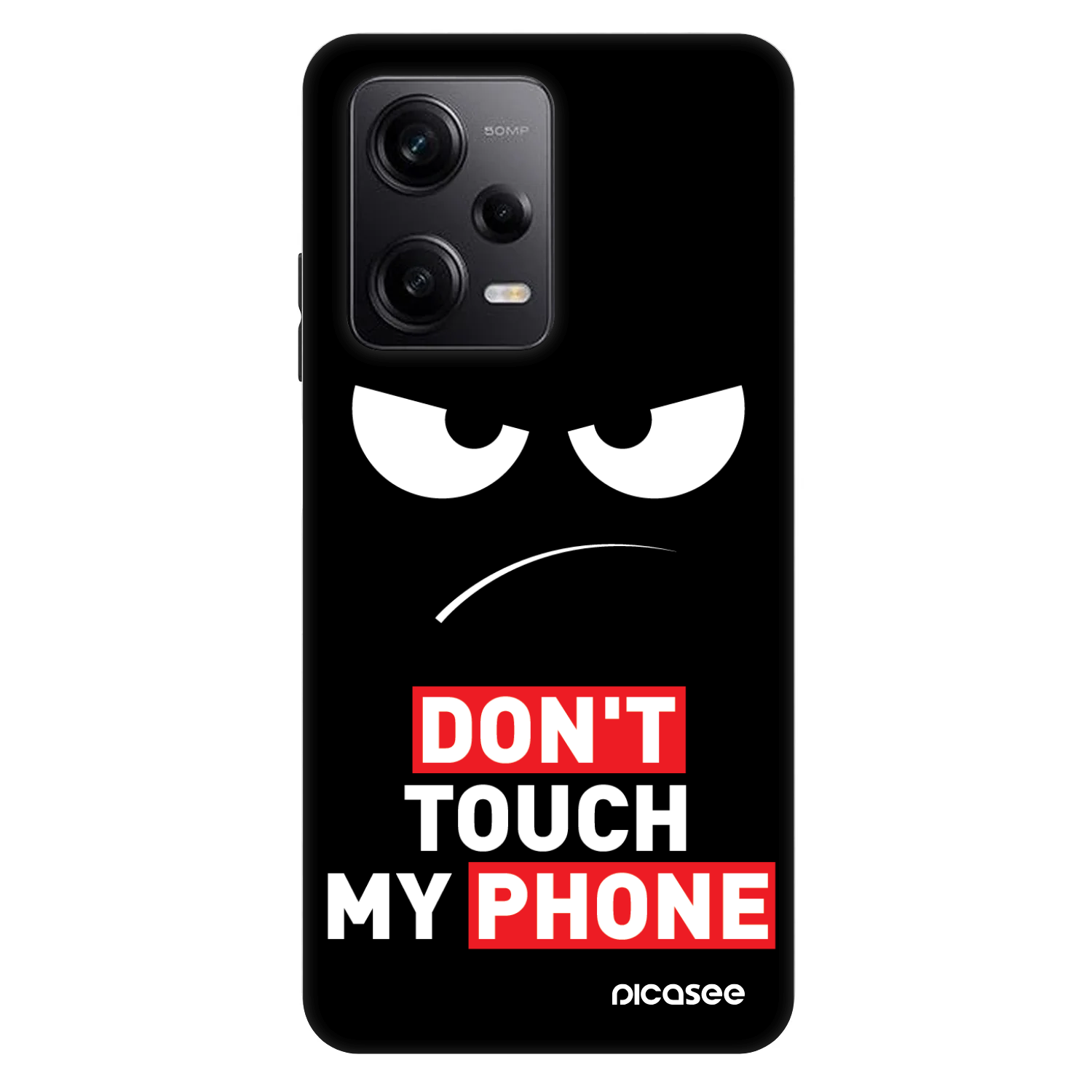 Picasee Fashion Case pentru Xiaomi Redmi Note 12 Pro 5G - Angry Eyes - Transparent
