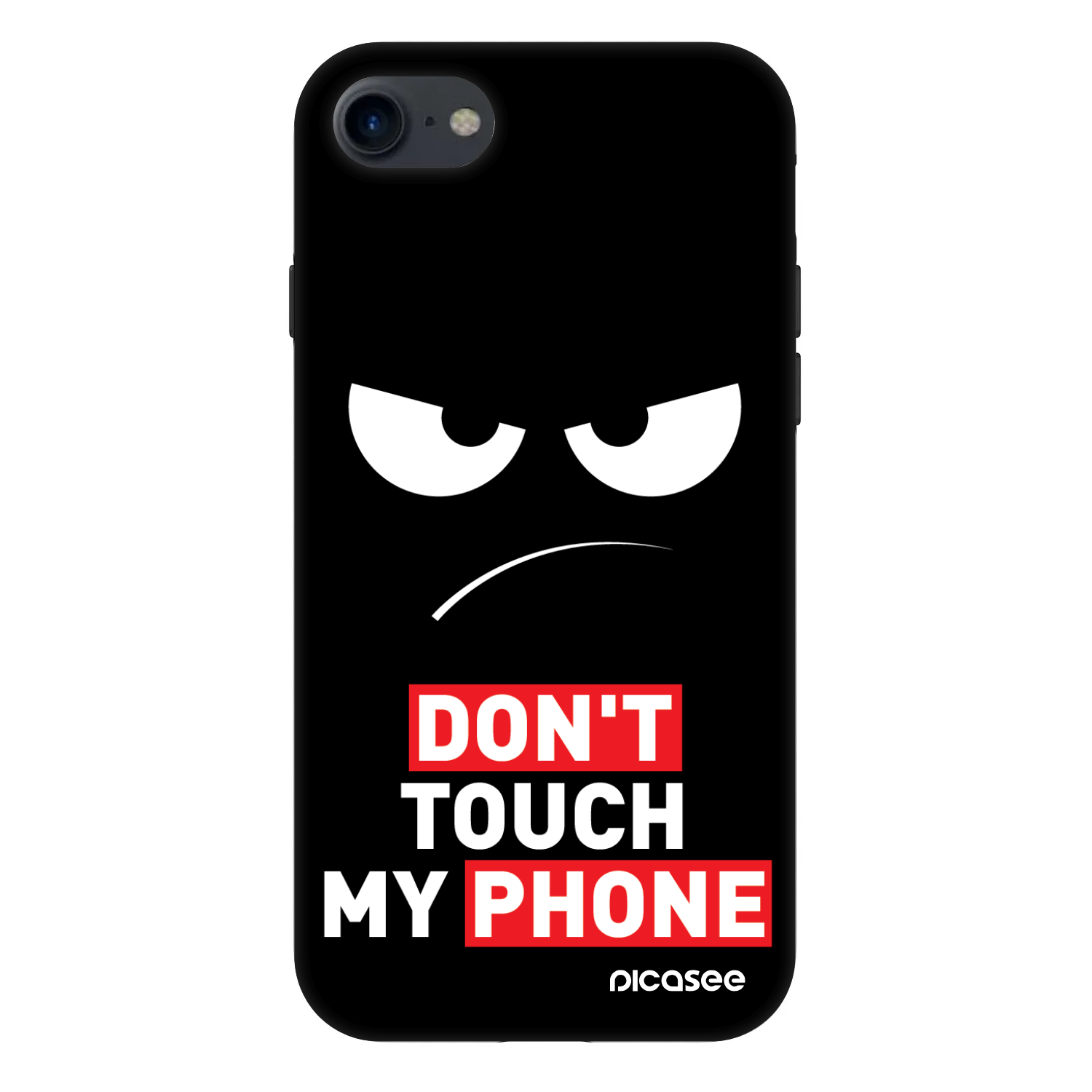 Picasee Fashion Case pentru Apple iPhone SE 2022 - Angry Eyes - Transparent