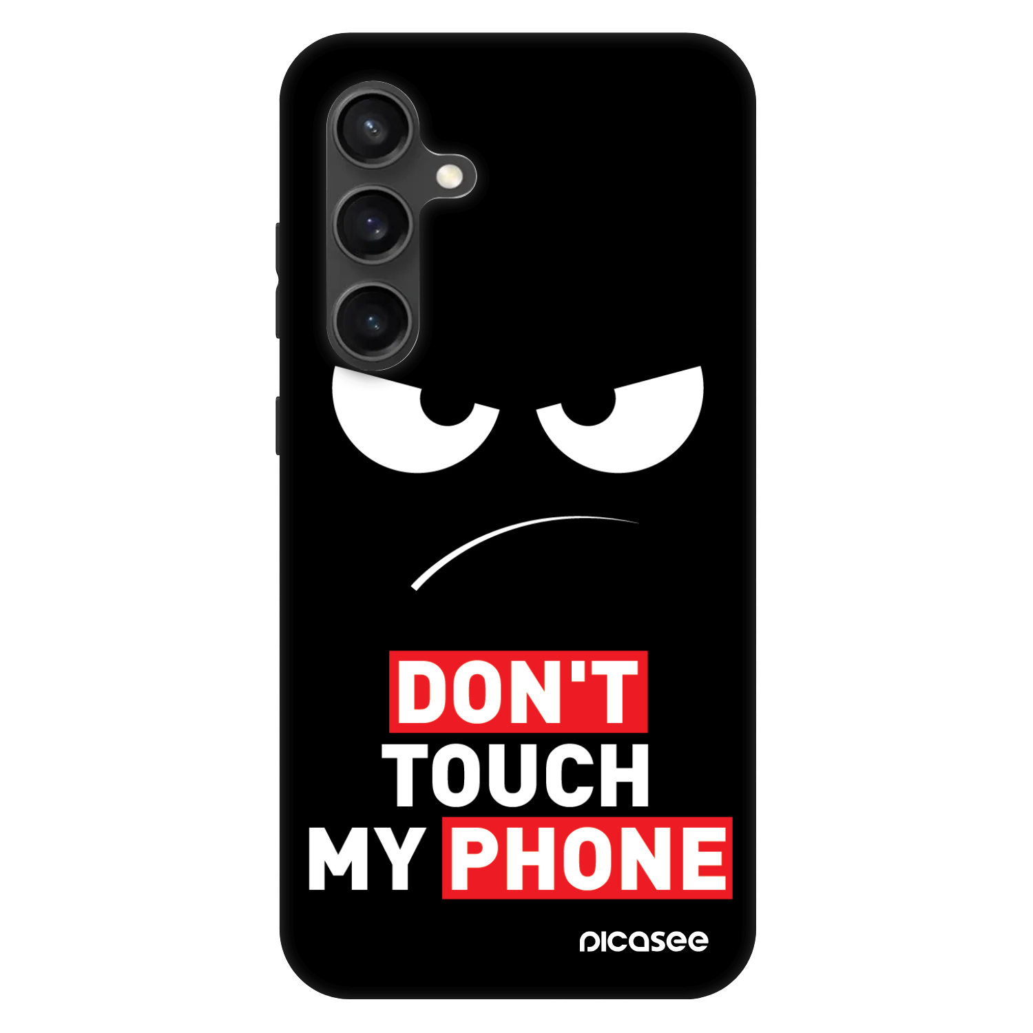 Picasee Fashion Case pentru Samsung Galaxy S24 FE S721B - Angry Eyes - Transparent