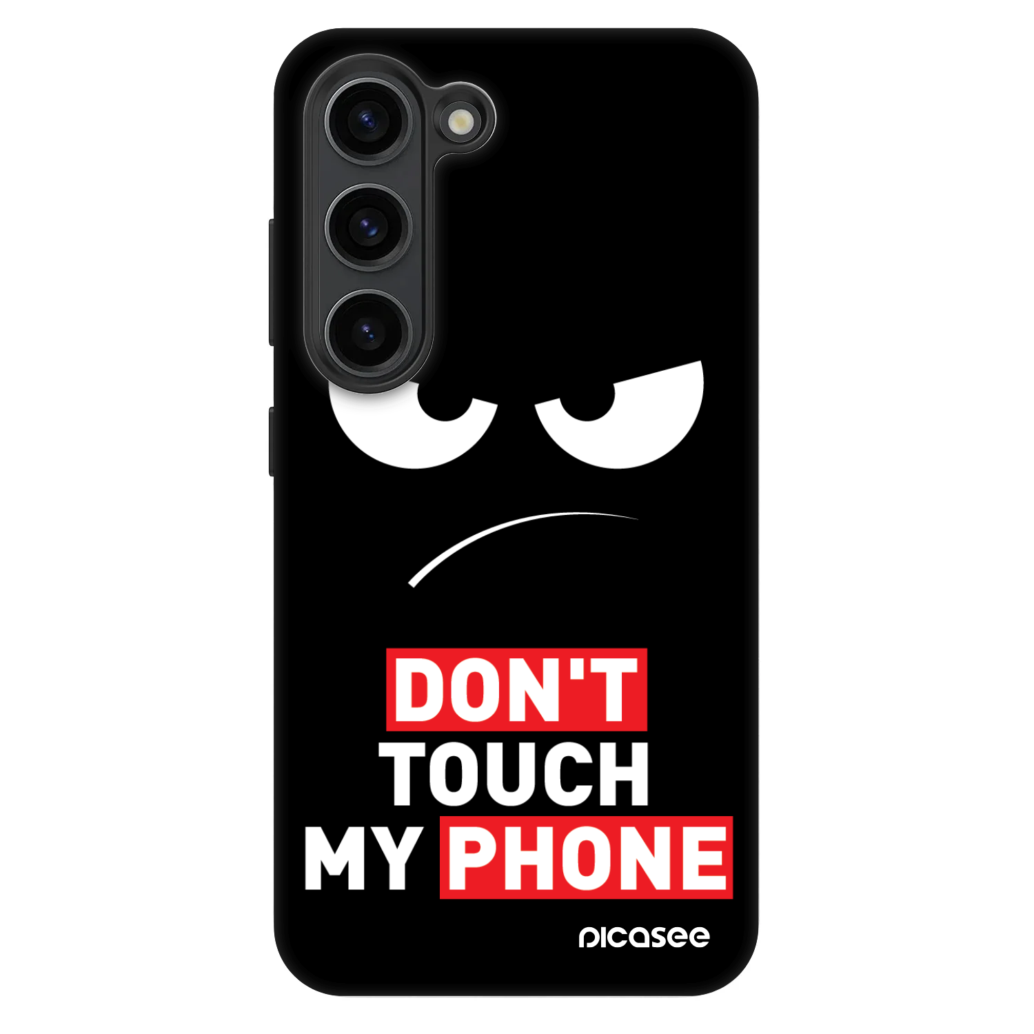 Picasee Fashion Case pentru Samsung Galaxy S23 5G - Angry Eyes - Transparent