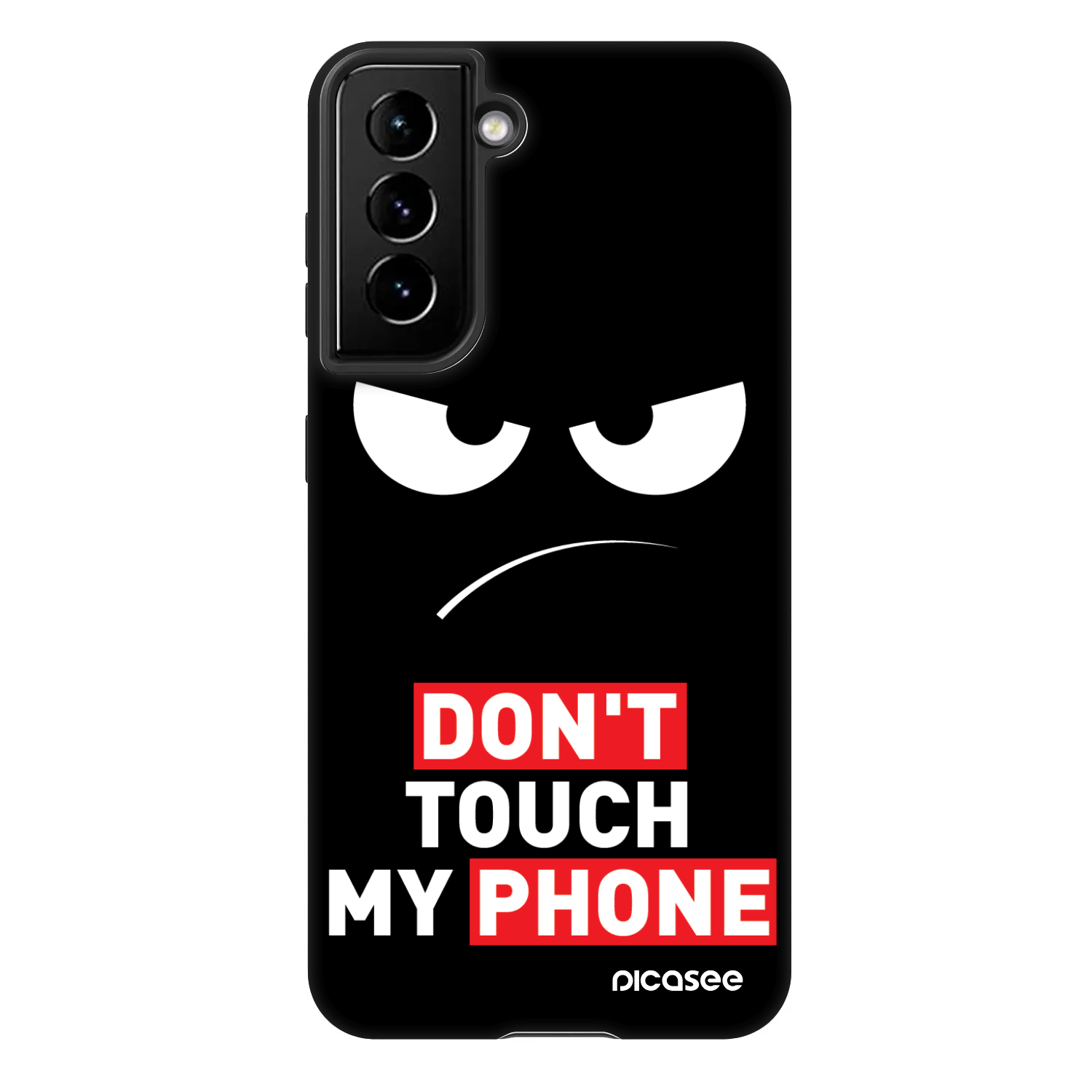 Picasee Fashion Case pentru Samsung Galaxy S22 5G - Angry Eyes - Transparent