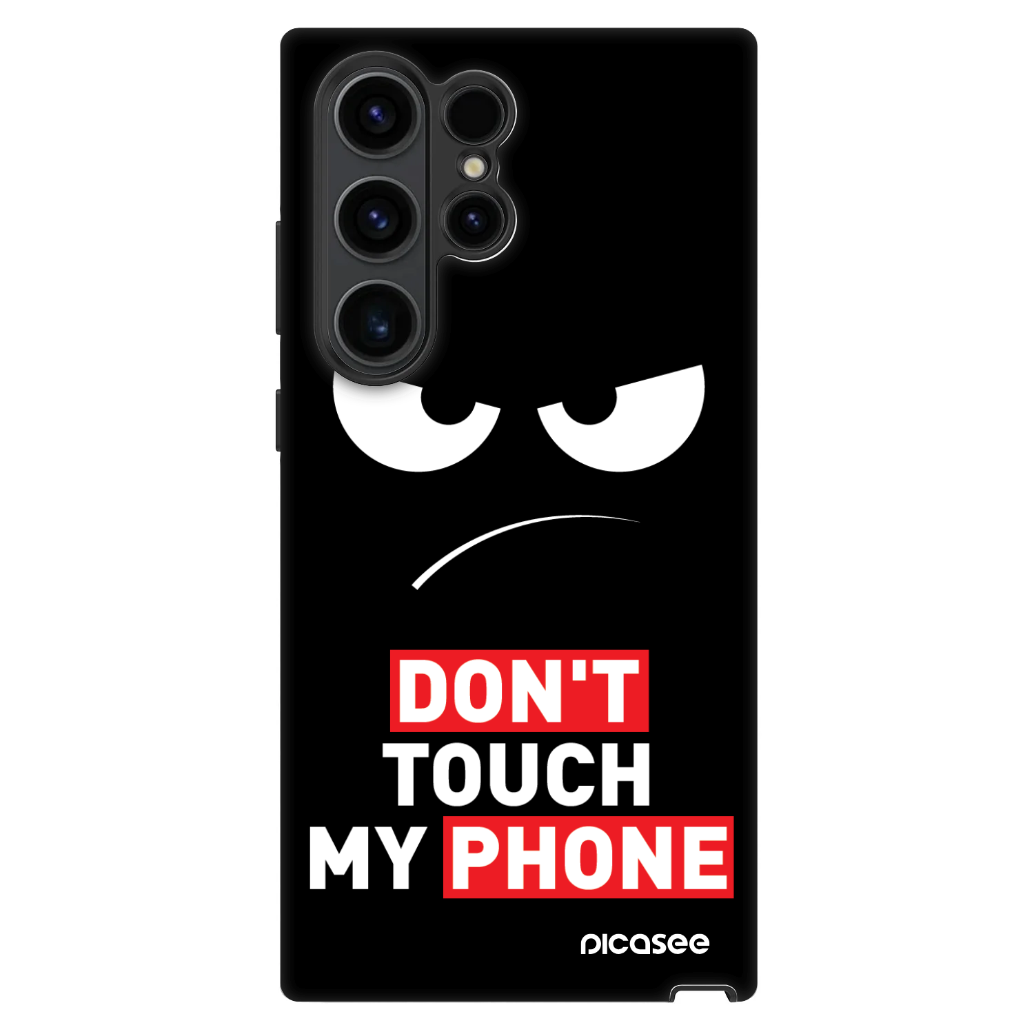 Picasee Fashion Case pentru Samsung Galaxy S22 Ultra 5G - Angry Eyes - Transparent