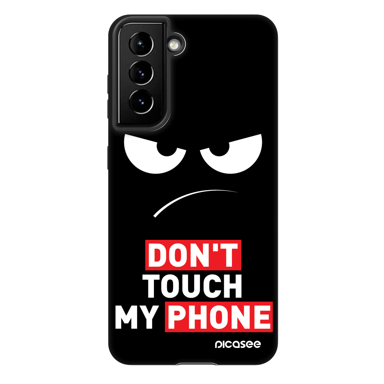 Picasee Fashion Case pentru Samsung Galaxy S21 FE 5G - Angry Eyes - Transparent