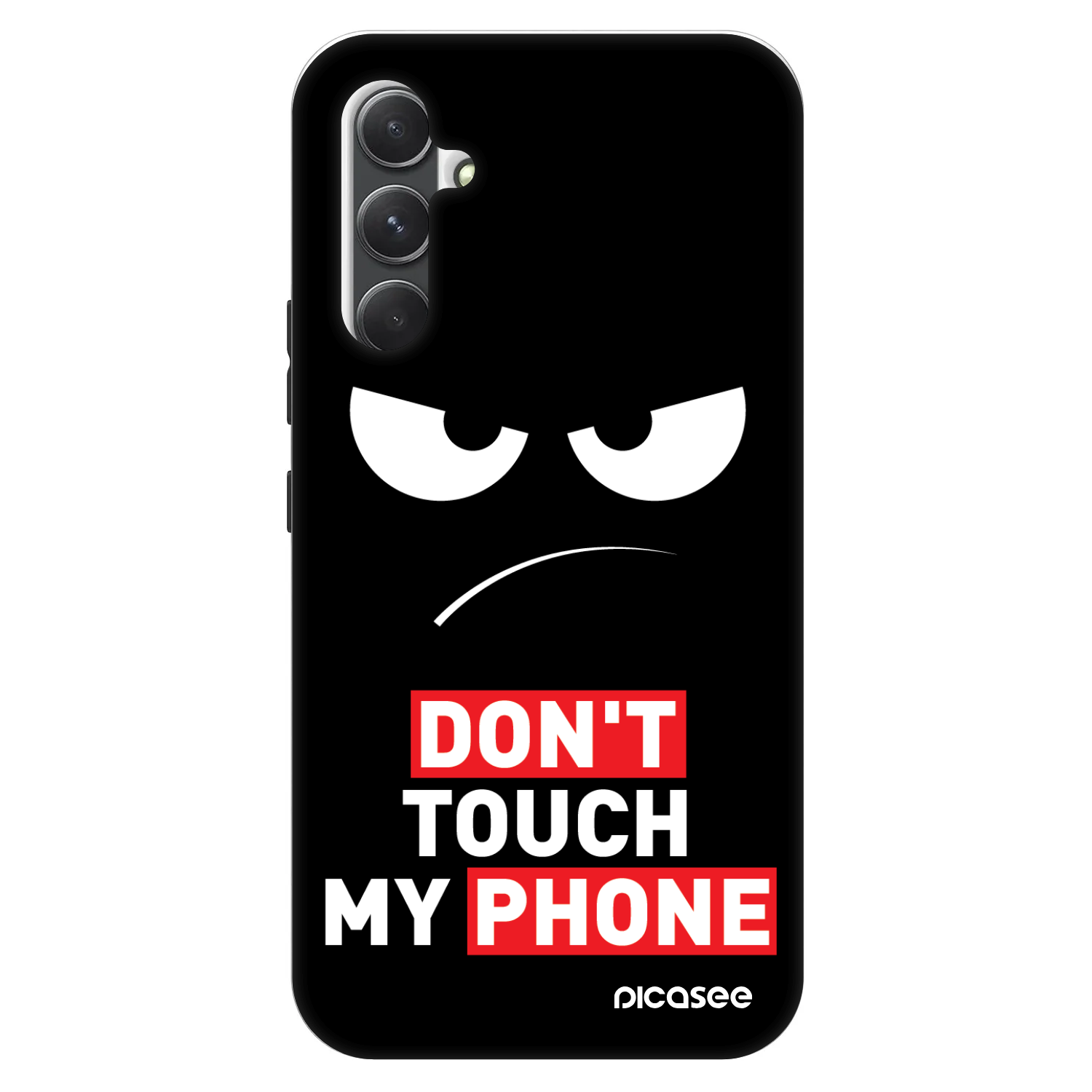 Picasee Fashion Case pentru Samsung Galaxy A34 5G A346B - Angry Eyes - Transparent