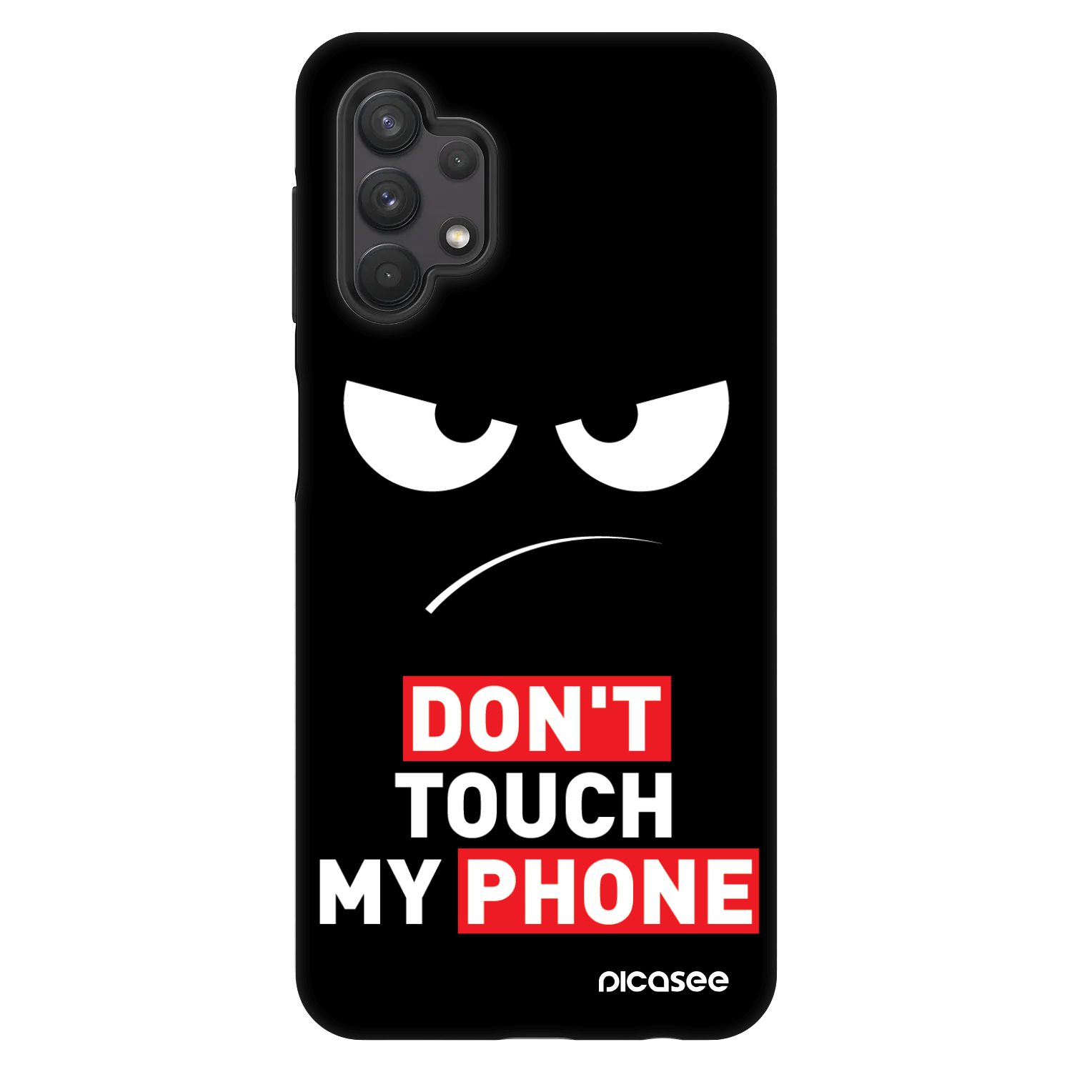 Picasee Fashion Case pentru Samsung Galaxy A32 5G A326B - Angry Eyes - Transparent