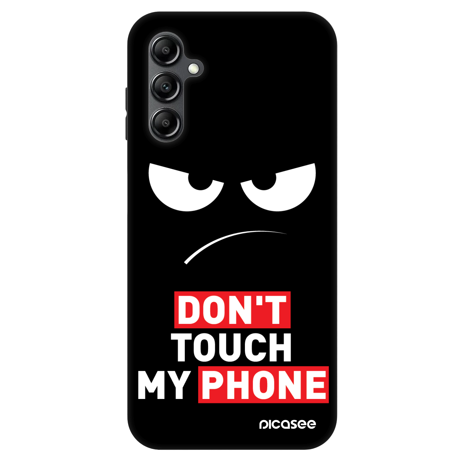 Picasee Fashion Case pentru Samsung Galaxy A14 4G A145R - Angry Eyes - Transparent