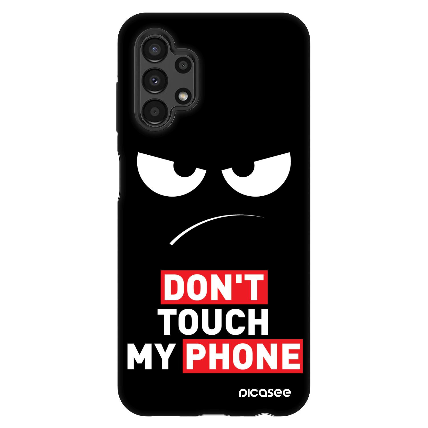 Picasee Fashion Case pentru Samsung Galaxy A13 4G A135 - Angry Eyes - Transparent