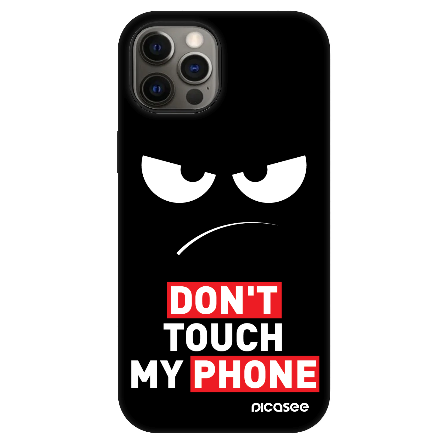 Picasee Fashion Case MagSafe pentru Apple iPhone 12 Pro - Angry Eyes - Transparent