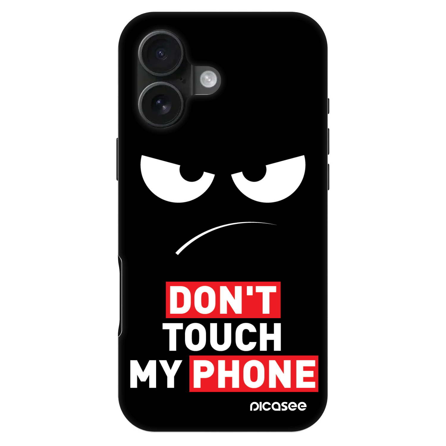 Picasee Fashion Case MagSafe pentru Apple iPhone 16 - Angry Eyes - Transparent