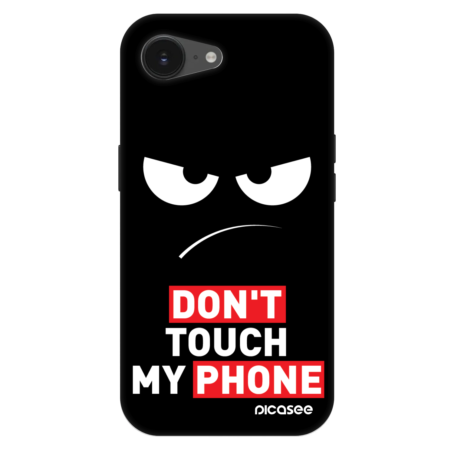 Picasee Fashion Case MagSafe pentru Apple iPhone 16e - Angry Eyes - Transparent