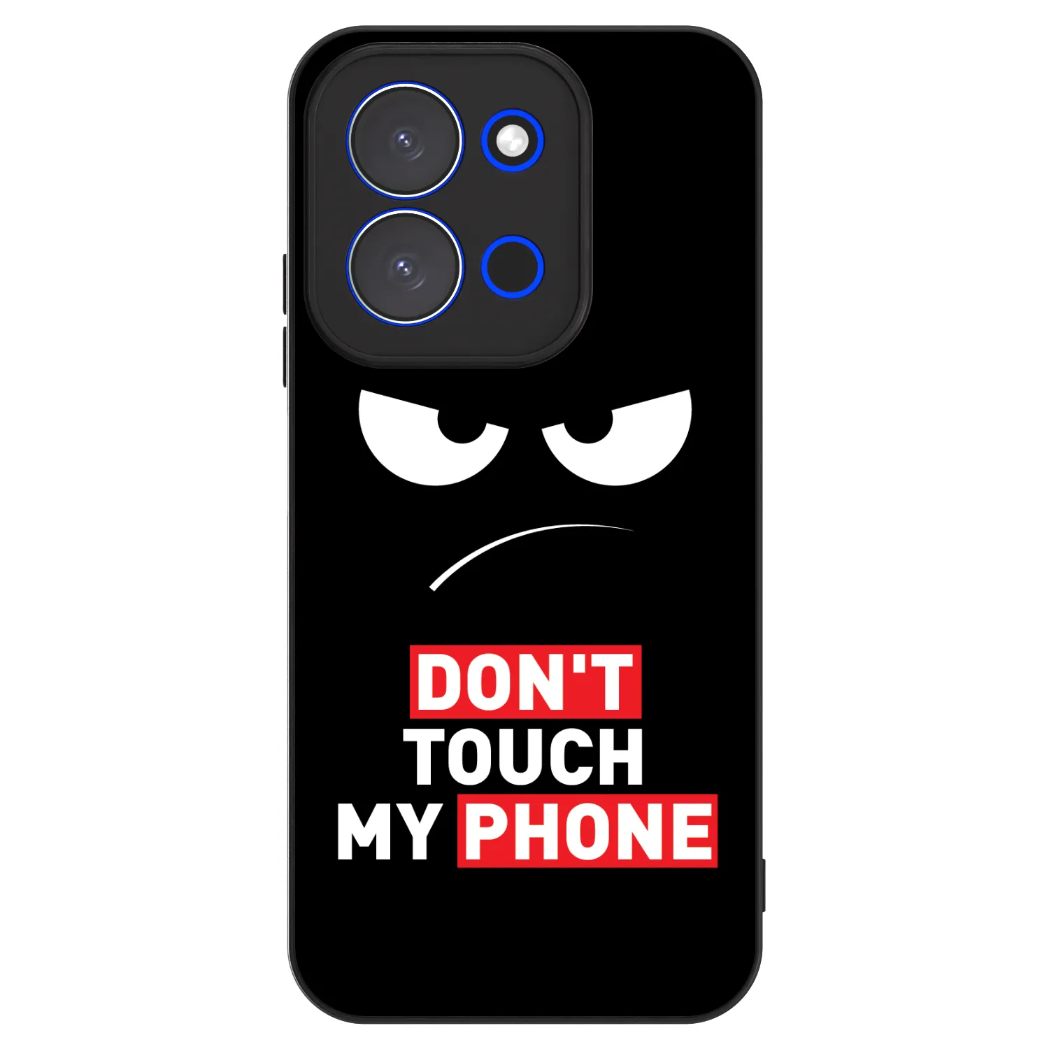 Picasee ULTIMATE CASE pentru Xiaomi Redmi 15C 4G - Angry Eyes - Transparent