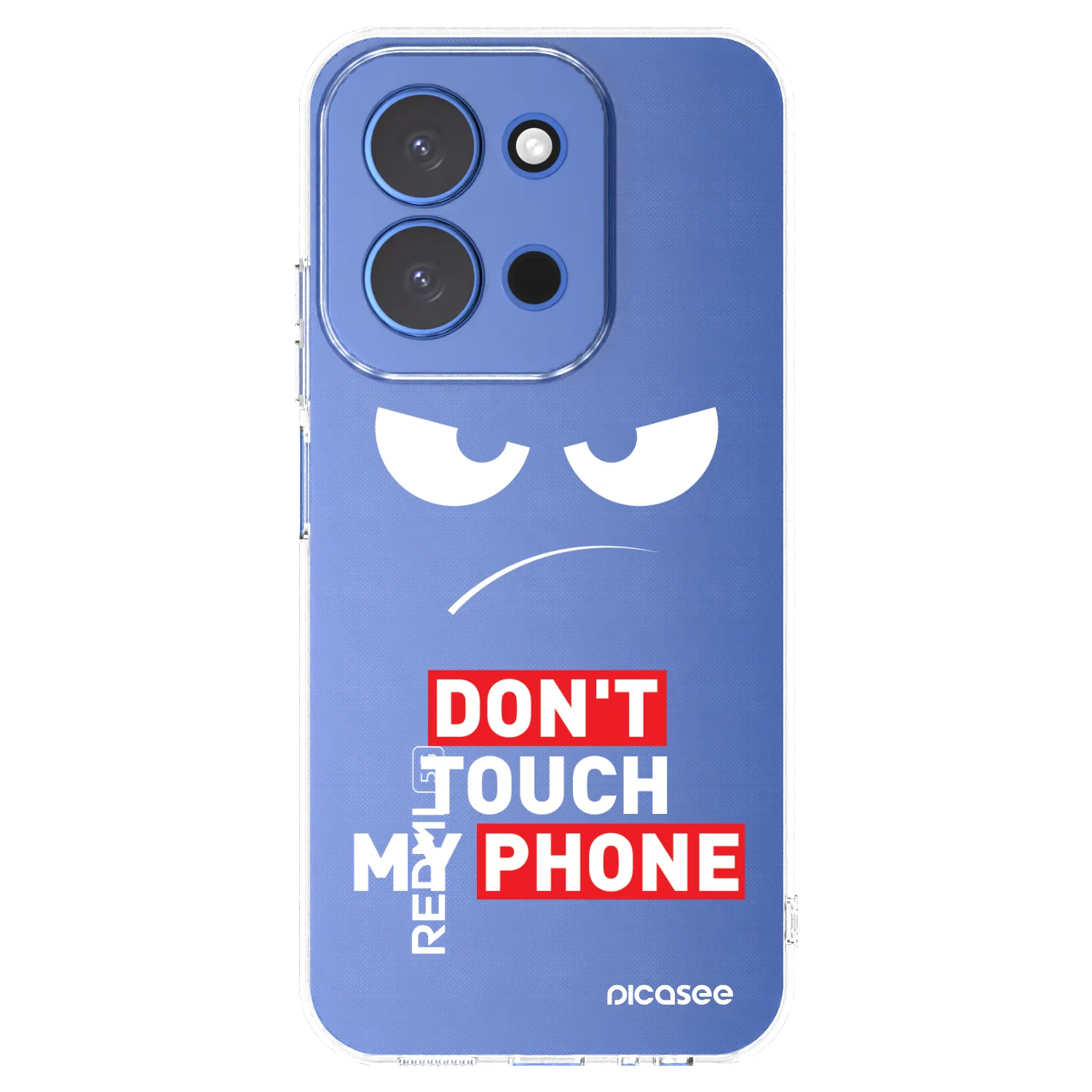 Picasee husă transparentă din silicon pentru Xiaomi Redmi 15C 4G - Angry Eyes - Transparent