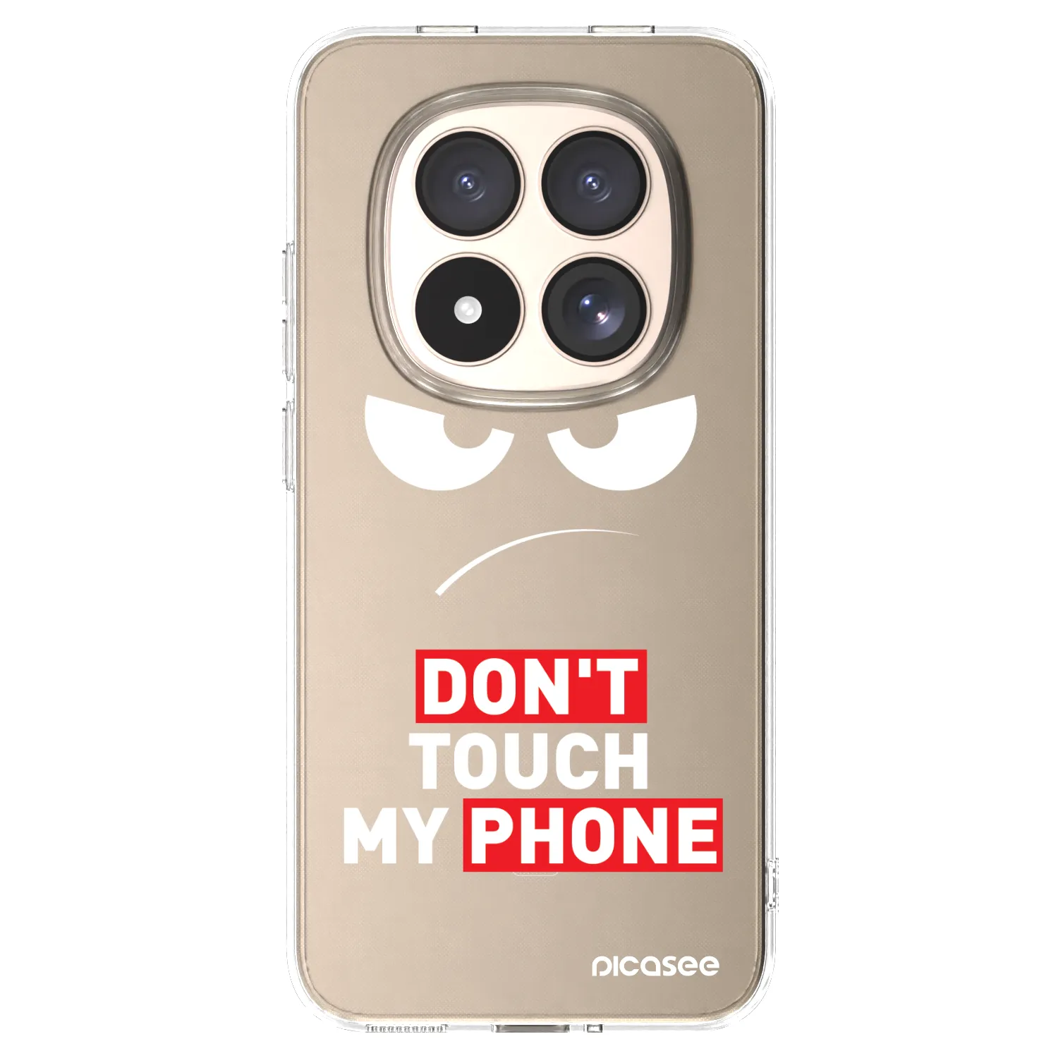 Picasee husă transparentă din silicon pentru Xiaomi Redmi Note 15 Pro 4G - Angry Eyes - Transparent