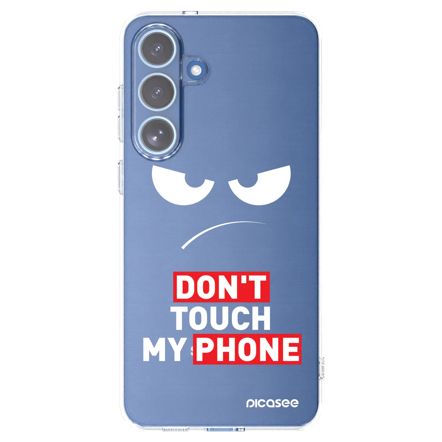 Picasee husă transparentă din silicon pentru Samsung Galaxy S25 FE 5G - Angry Eyes - Transparent