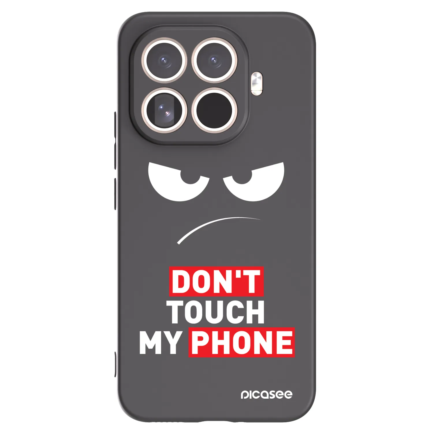 Picasee husă neagră din silicon pentru Xiaomi 15T Pro - Angry Eyes - Transparent