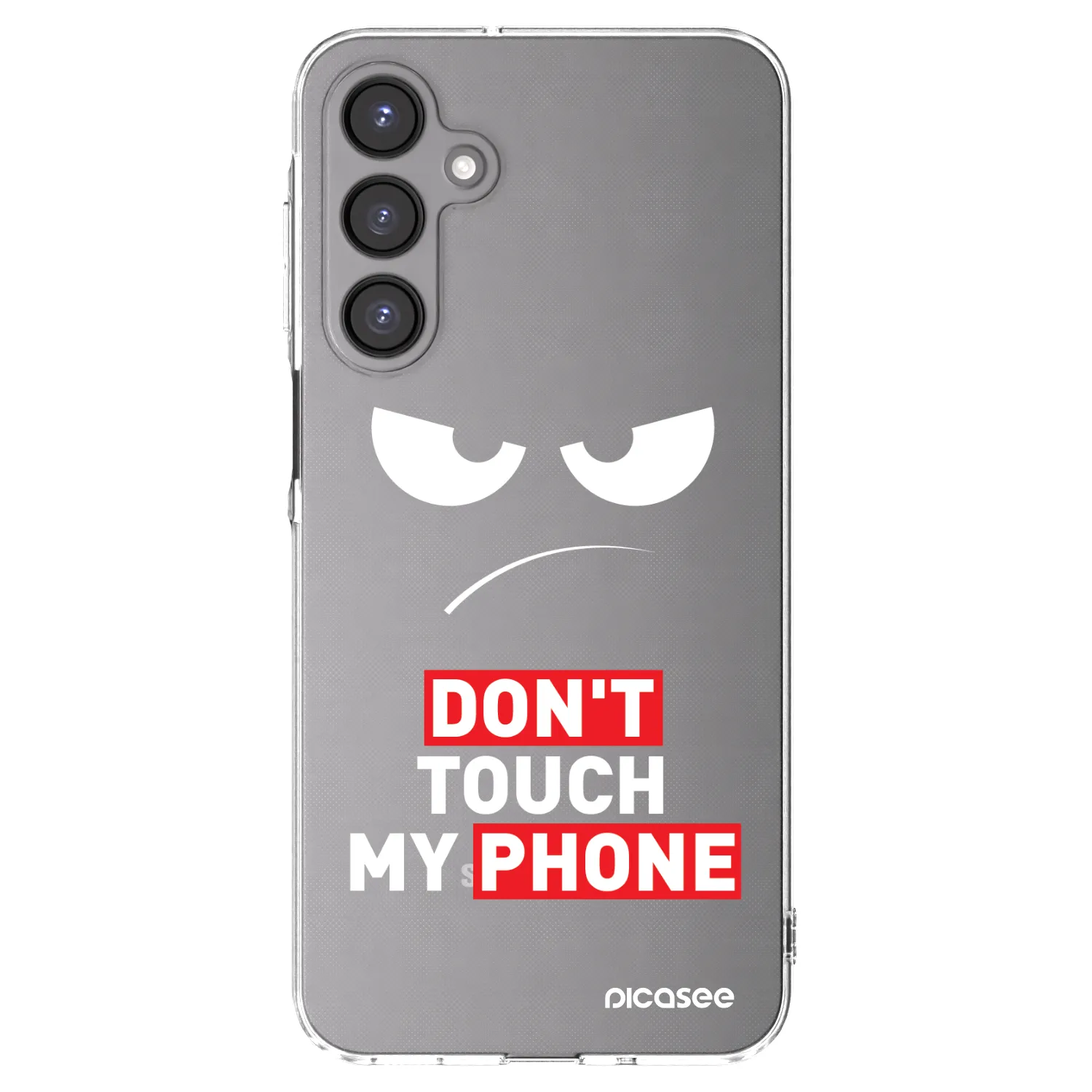 Picasee husă transparentă din silicon pentru Samsung Galaxy A16 4G - Angry Eyes - Transparent