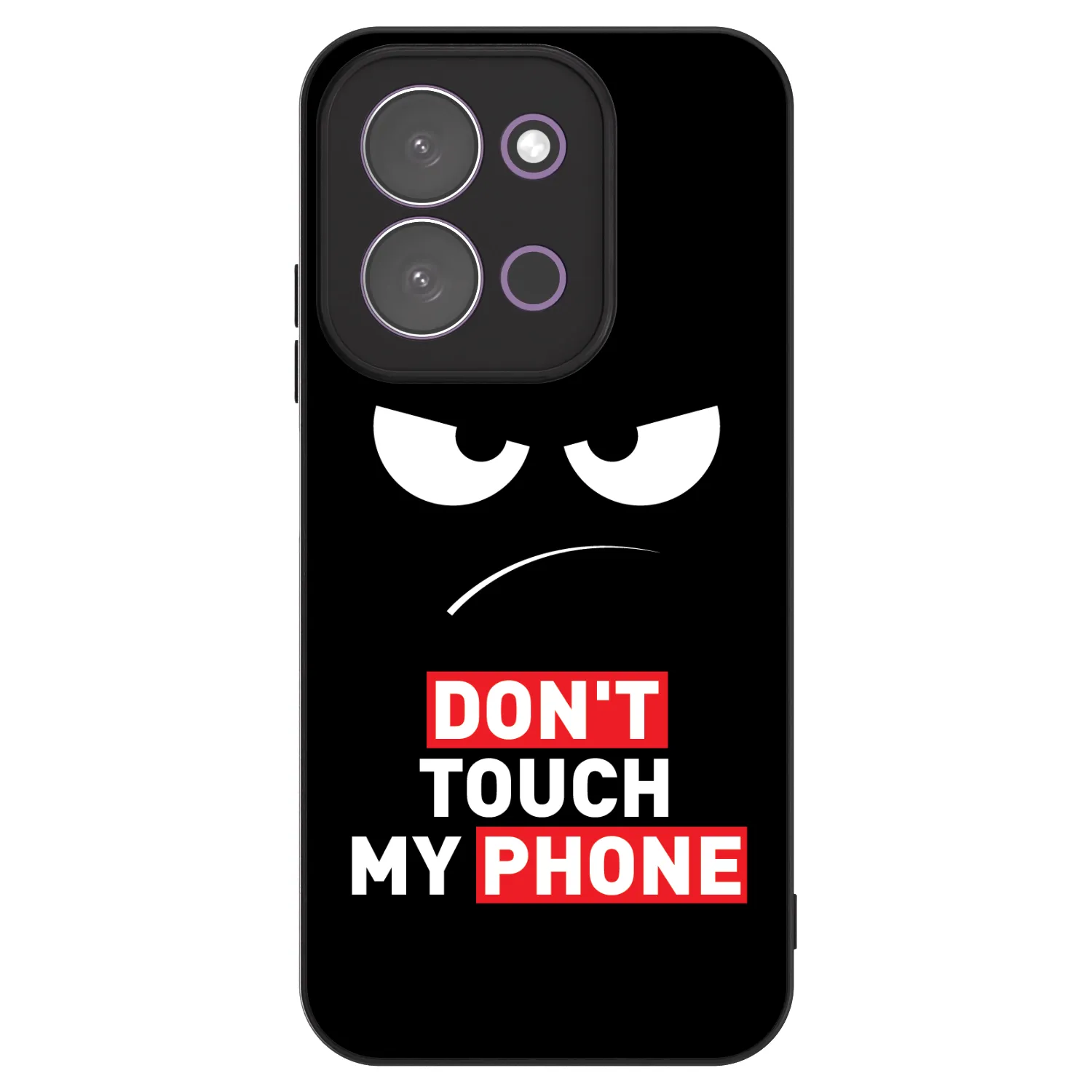 Picasee ULTIMATE CASE pentru Xiaomi Redmi 15C 5G - Angry Eyes - Transparent