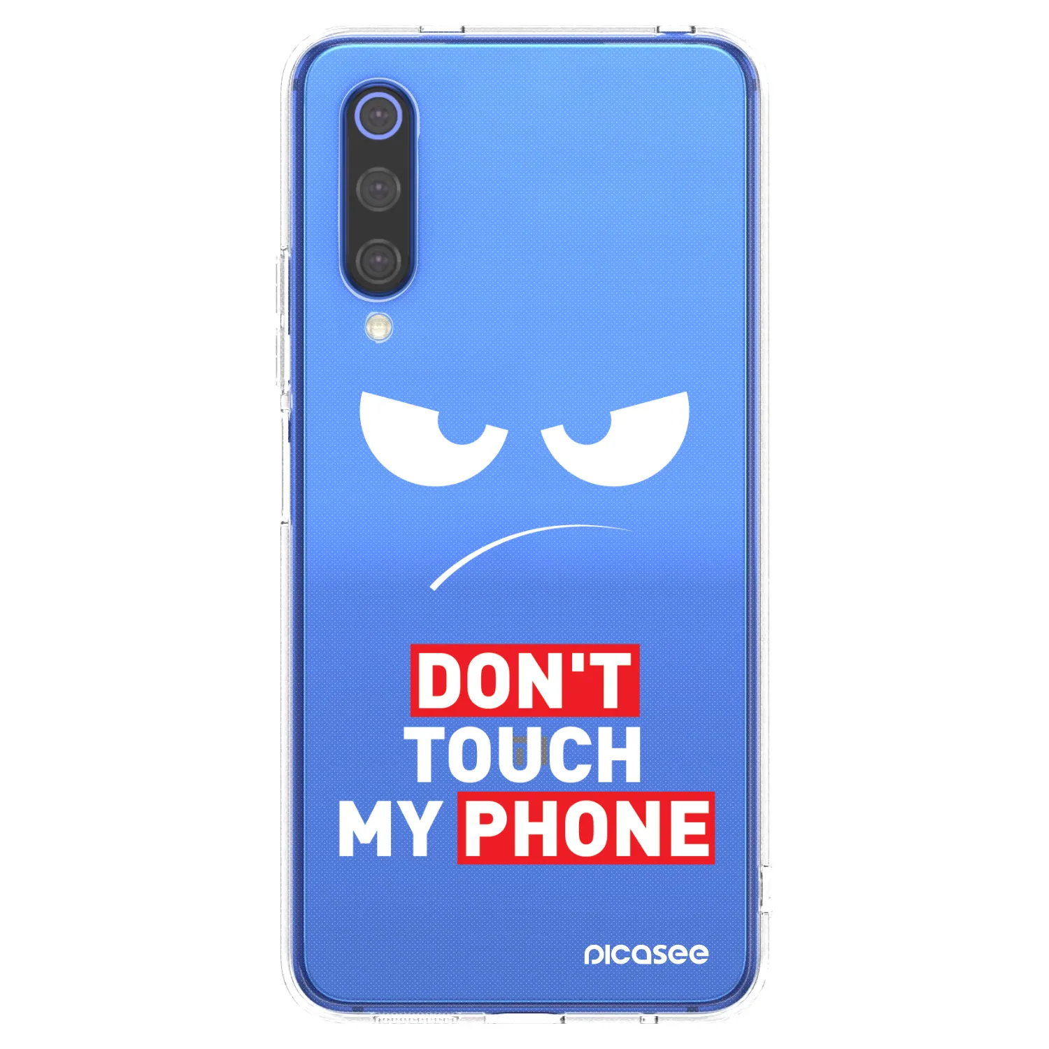 Picasee husă transparentă din silicon pentru Xiaomi Mi 9 SE - Angry Eyes - Transparent