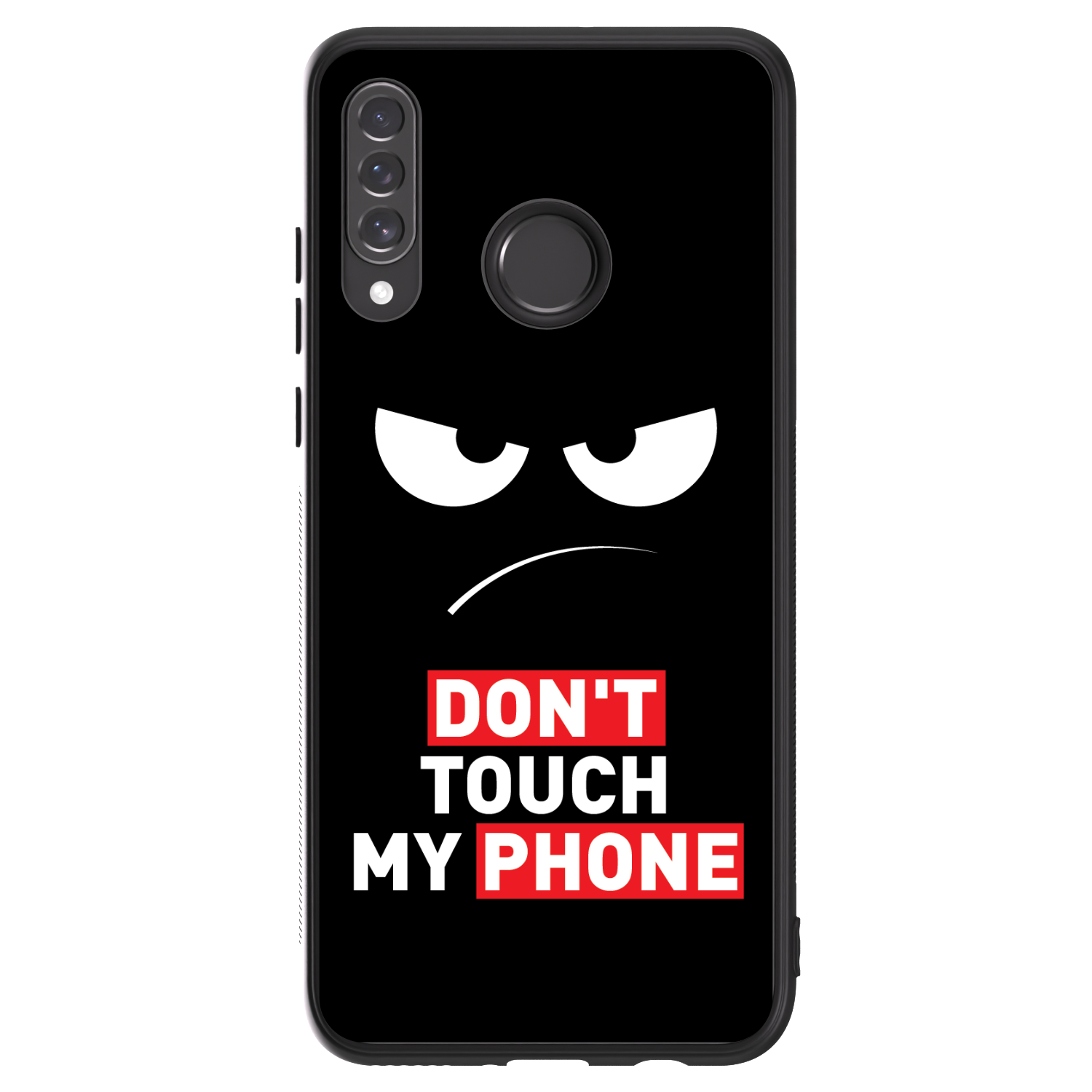 Picasee ULTIMATE CASE pentru Huawei P30 Lite - Angry Eyes - Transparent