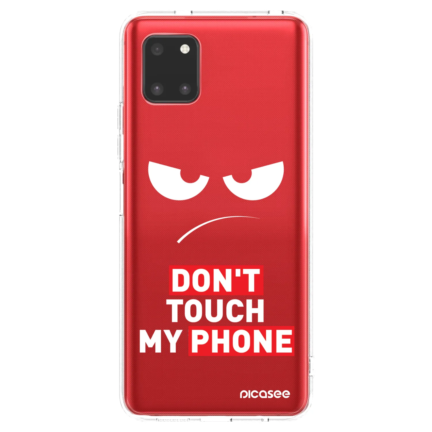 Picasee husă transparentă din silicon pentru Samsung Galaxy Note 10 Lite N770F - Angry Eyes - Transparent
