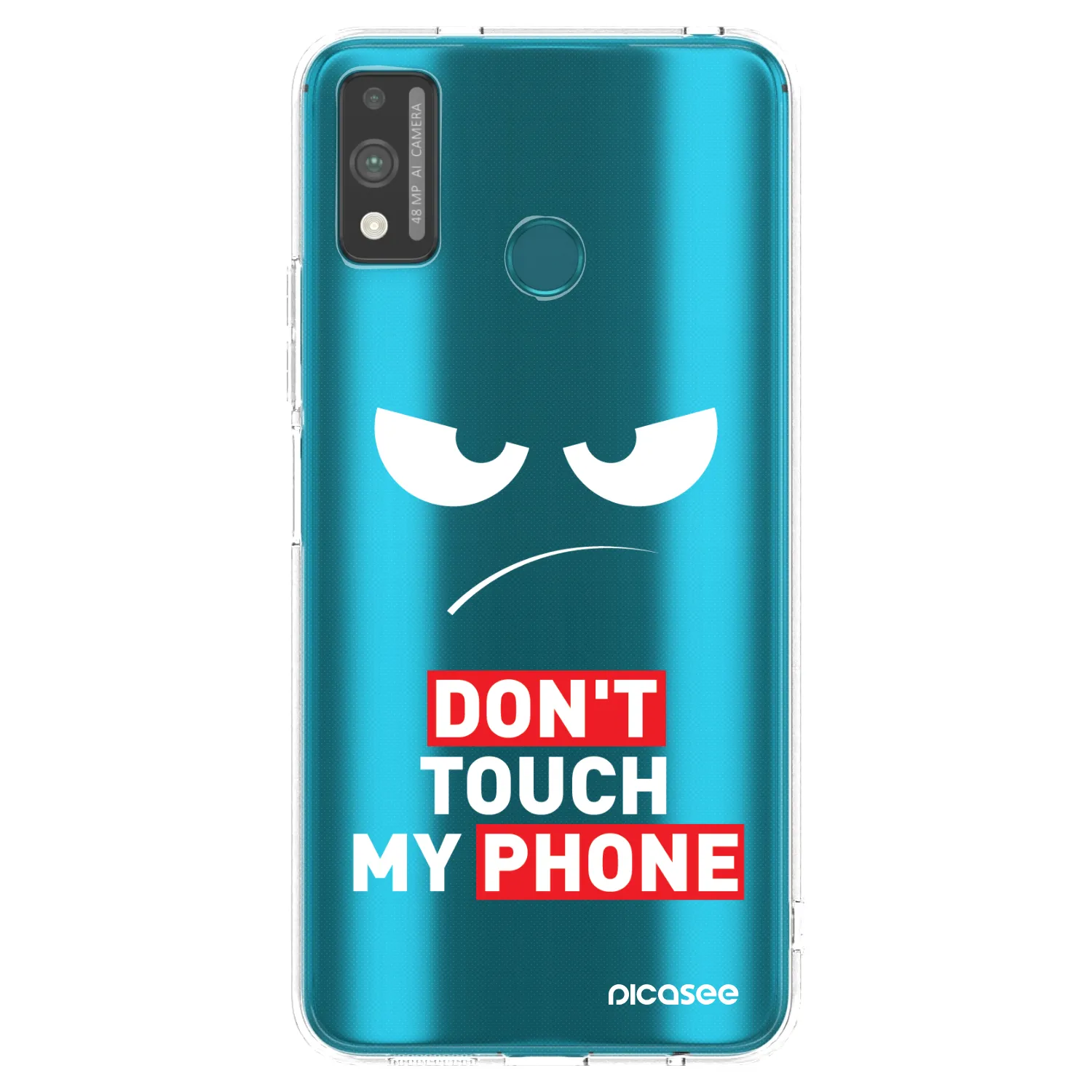 Picasee husă transparentă din silicon pentru Honor 9X Lite - Angry Eyes - Transparent