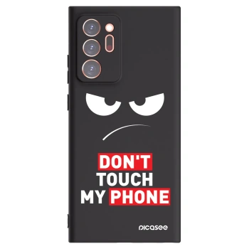 Picasee husă neagră din silicon pentru Samsung Galaxy Note 20 Ultra - Angry Eyes - Transparent