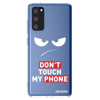 Picasee husă transparentă din silicon pentru Samsung Galaxy S20 FE - Angry Eyes - Transparent